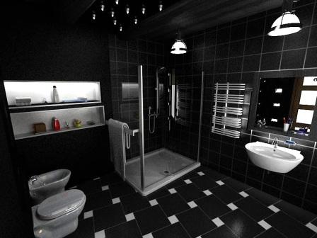 Ванная комната в черном цвете: мрачно или элегантно?